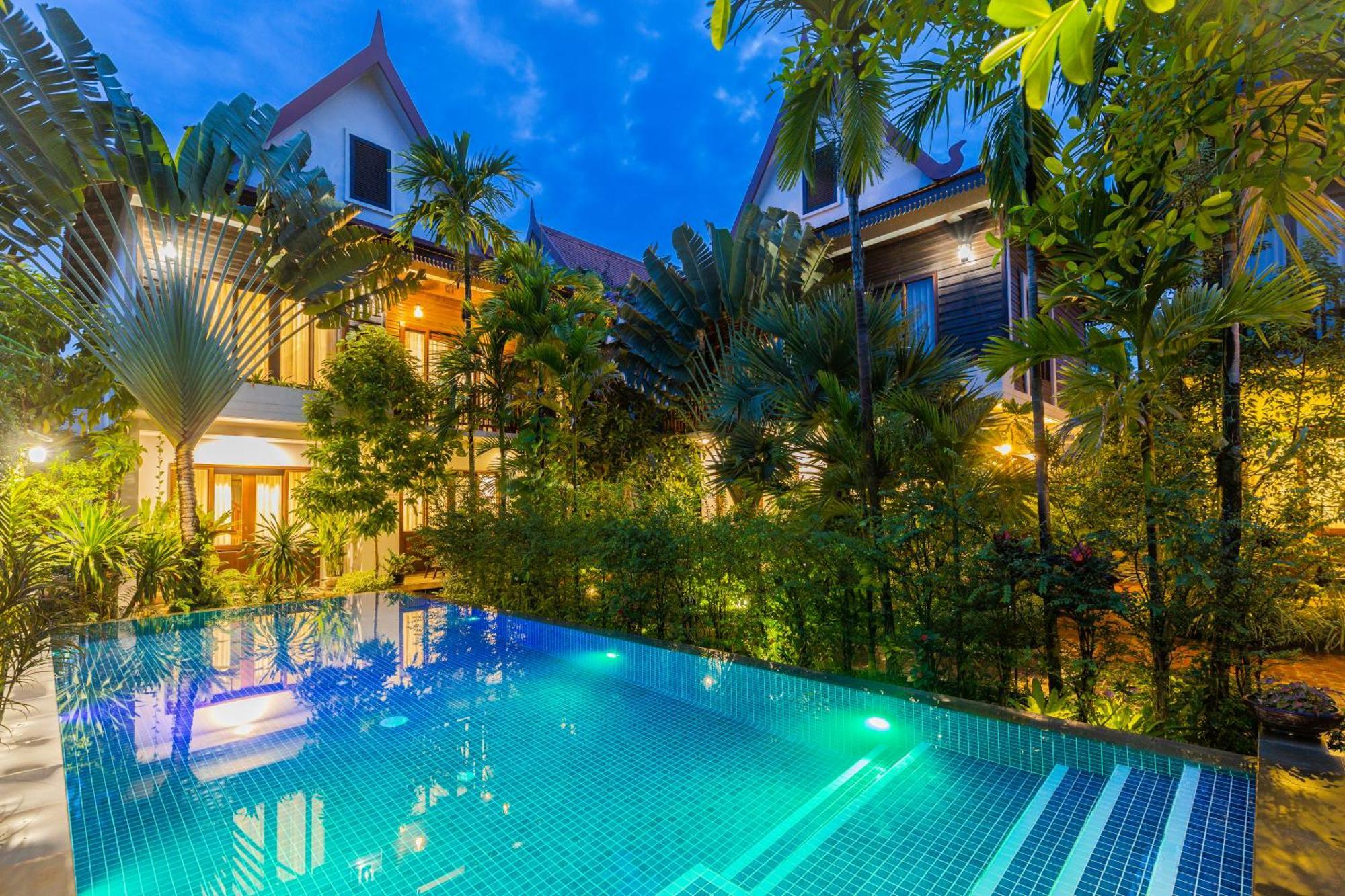45m² 3 slaapkamer, 3 privé badkamer in Sala Kamreuk Siem Reap Buitenkant foto