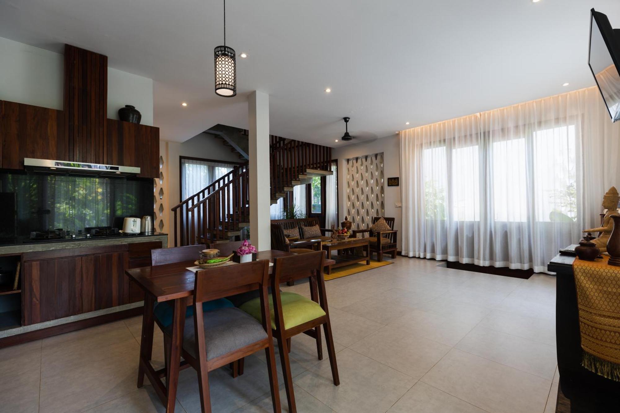 45m² 3 slaapkamer, 3 privé badkamer in Sala Kamreuk Siem Reap Kamer foto