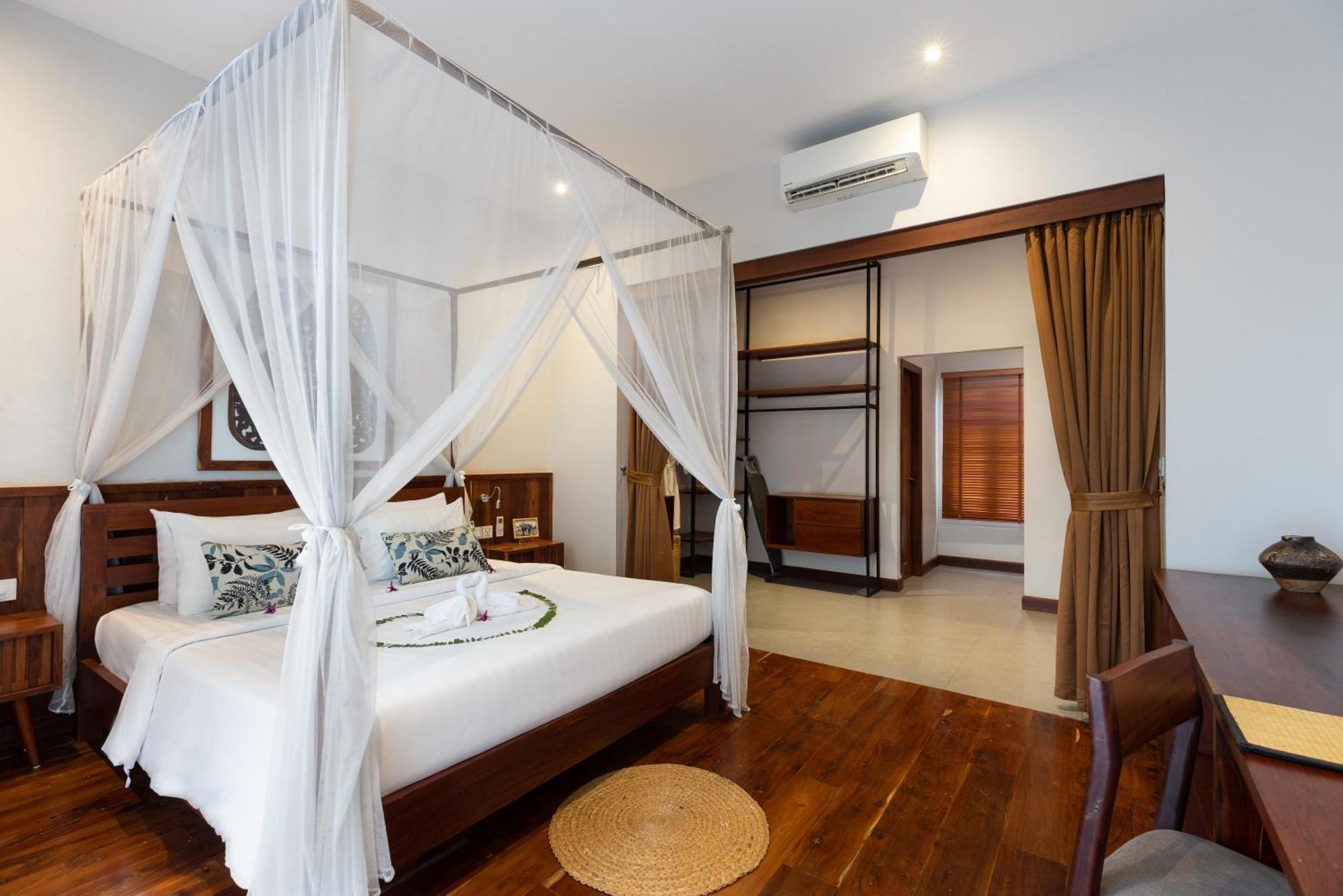 45m² 3 slaapkamer, 3 privé badkamer in Sala Kamreuk Siem Reap Buitenkant foto