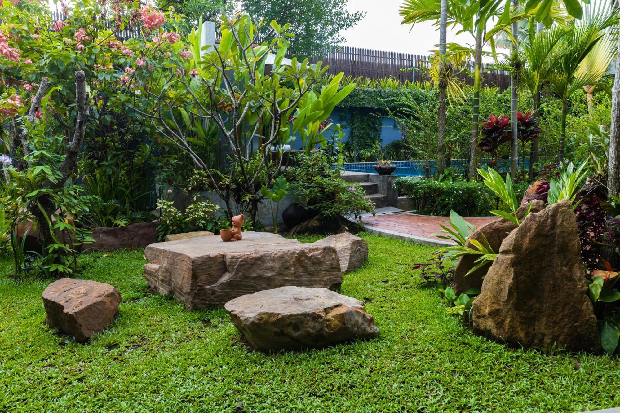 45m² 3 slaapkamer, 3 privé badkamer in Sala Kamreuk Siem Reap Buitenkant foto